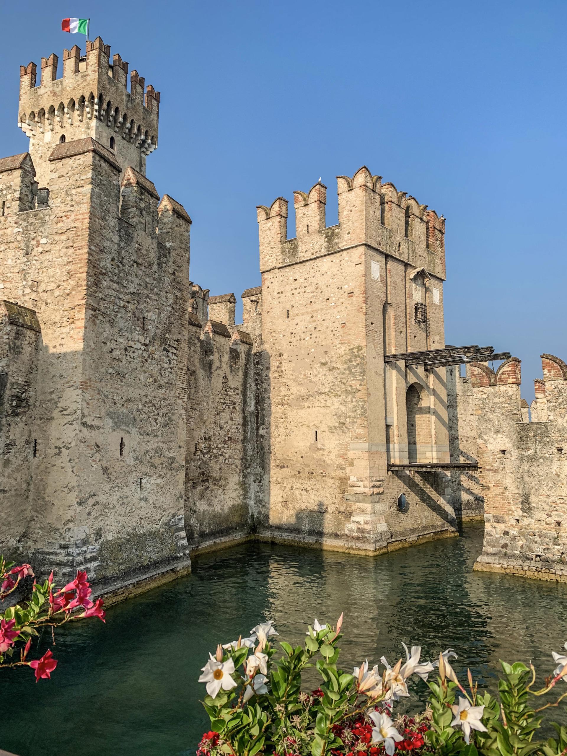 Castle of Sirmione, Lake Garda, a scenic attraction of the 2-week Italy itinerary