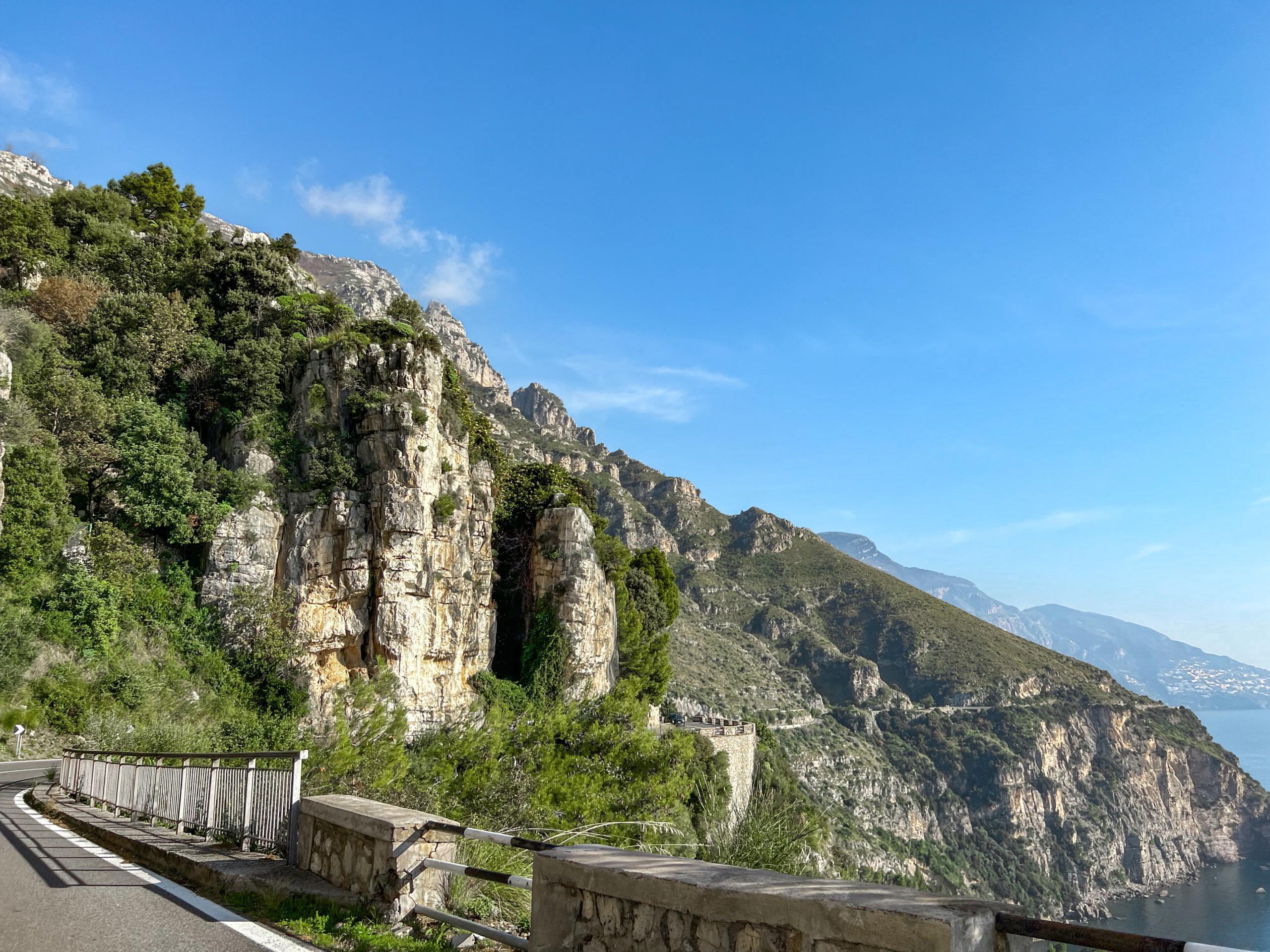 Road in winter, Italy